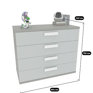 Комод 4 ящика шириной 904мм E794