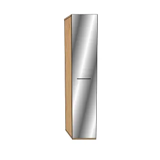 Шкаф одностворчатый переходный  с зеркалом C-229Z L/R