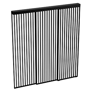 Раздвижная стеклянная перегородка для кухни GRACE 22