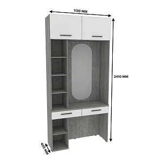 Столик туалетный с антресолью и стеллажом LG415