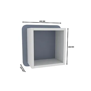 Полка навесная с панелью МДФ P100