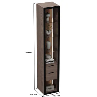 Шкаф со встроенными ящиками с подсветкой R221.1