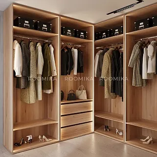 Шкаф с ящиками и штангой с подсветкой M900.50-3