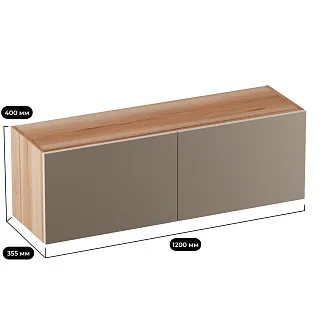 Антресоль с двумя откидными дверями R312.35