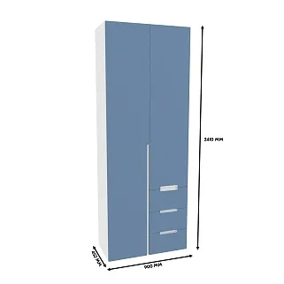 Шкаф комбинированный, фасады в эмали LE215 L/R
