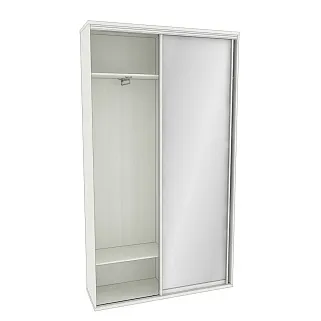 Секция для одежды с дверью купе и зеркалом P227Z