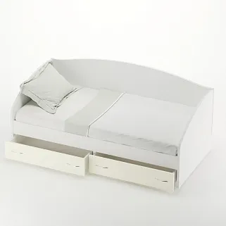 Кровать односпальная с ящиками P902N, 90x190