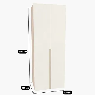 Шкаф 2 дверный, фасады в эмали LE-210.60-2