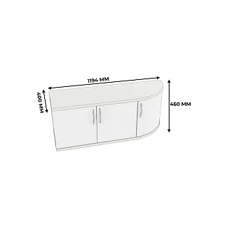 Тумба для обуви радиусная P463 L/R