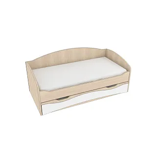 Кровать с выдвижным спальным местом P910, 90x190