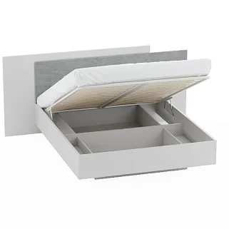 Кровать двуспальная Lazio с парящим эффектом и мягкой спинкой L162 , 160x200