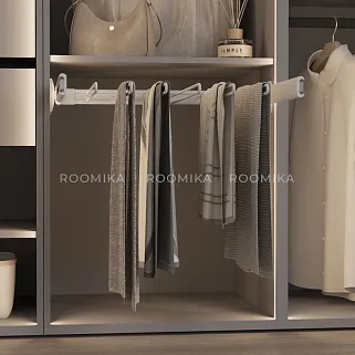 BELLE  Вешалка для брюк, 600 мм, цвет белый BE60TRWH