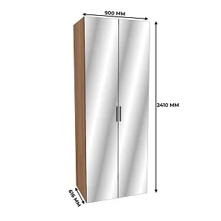 Шкаф двустворчатый с зеркалом L-210.60-3Z