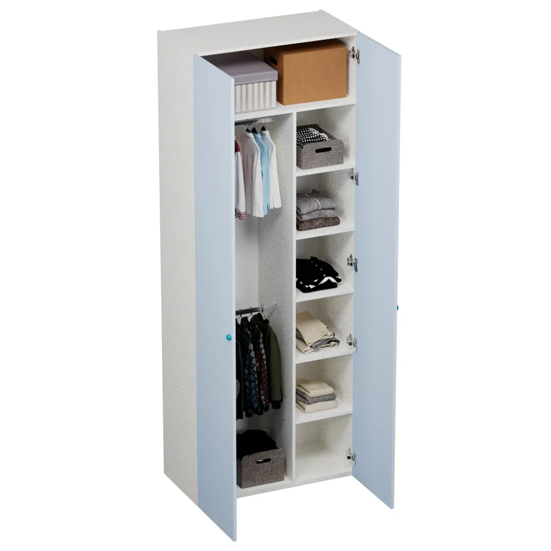 Шкаф двухдверный узкий L210.44-4