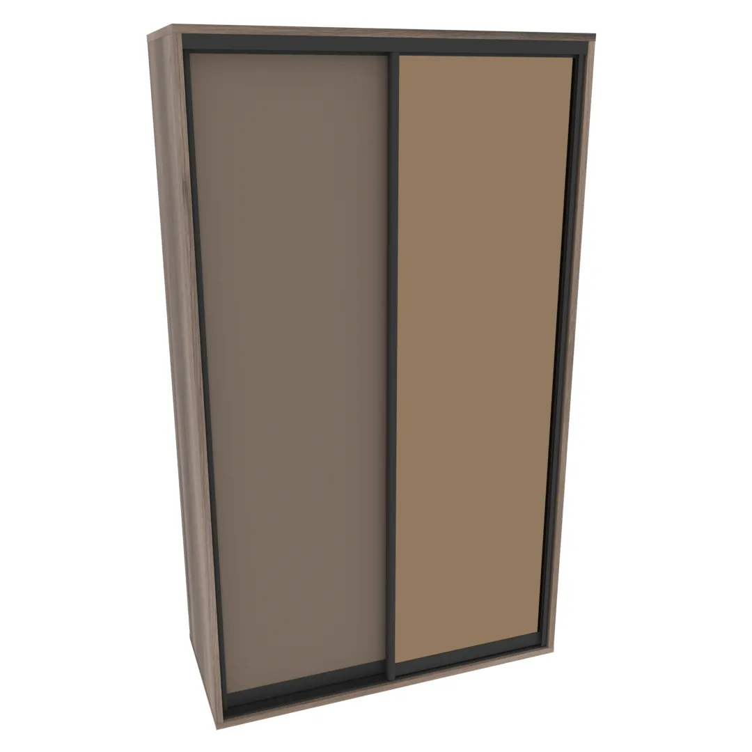 Шкаф-купе ХG140.60-1, профиль INTEGRO, фасад зеркало бронза/МДФ Шкаф-купе ХG140.60-1, профиль INTEGRO, фасад зеркало бронза/МДФ