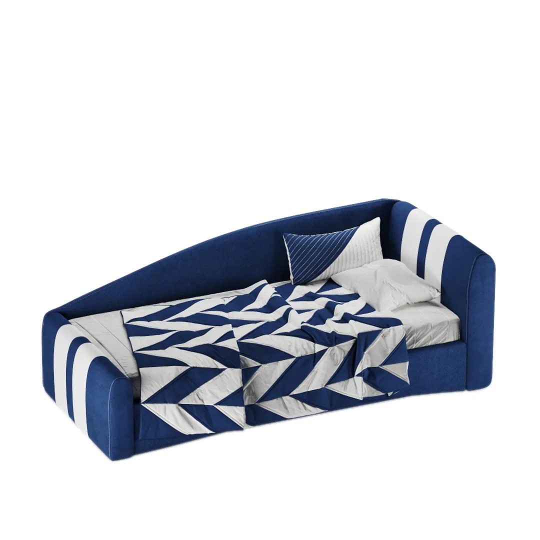 Кровать односпальная мягкая с ящиком для белья TOKIO, 90x200 Кровать односпальная мягкая с ящиком для белья TOKIO, 90x200