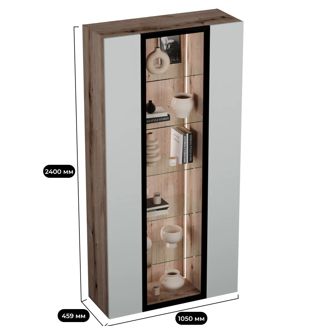 Шкаф-витрина с подсветкой R252