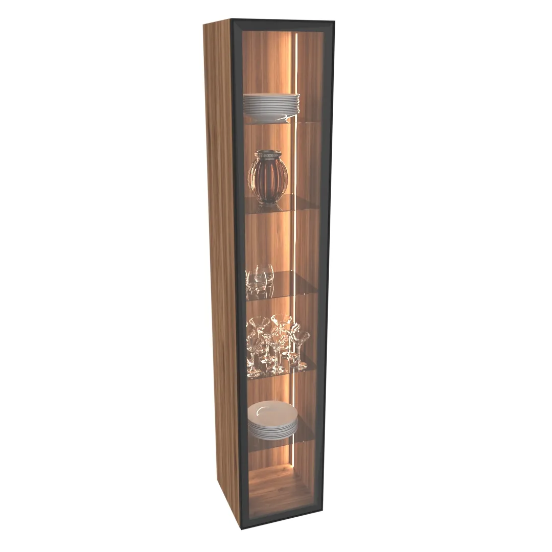 Шкаф со стеклянными фасадом полки стекло R220.1 Шкаф со стеклянными фасадом полки стекло R220.1