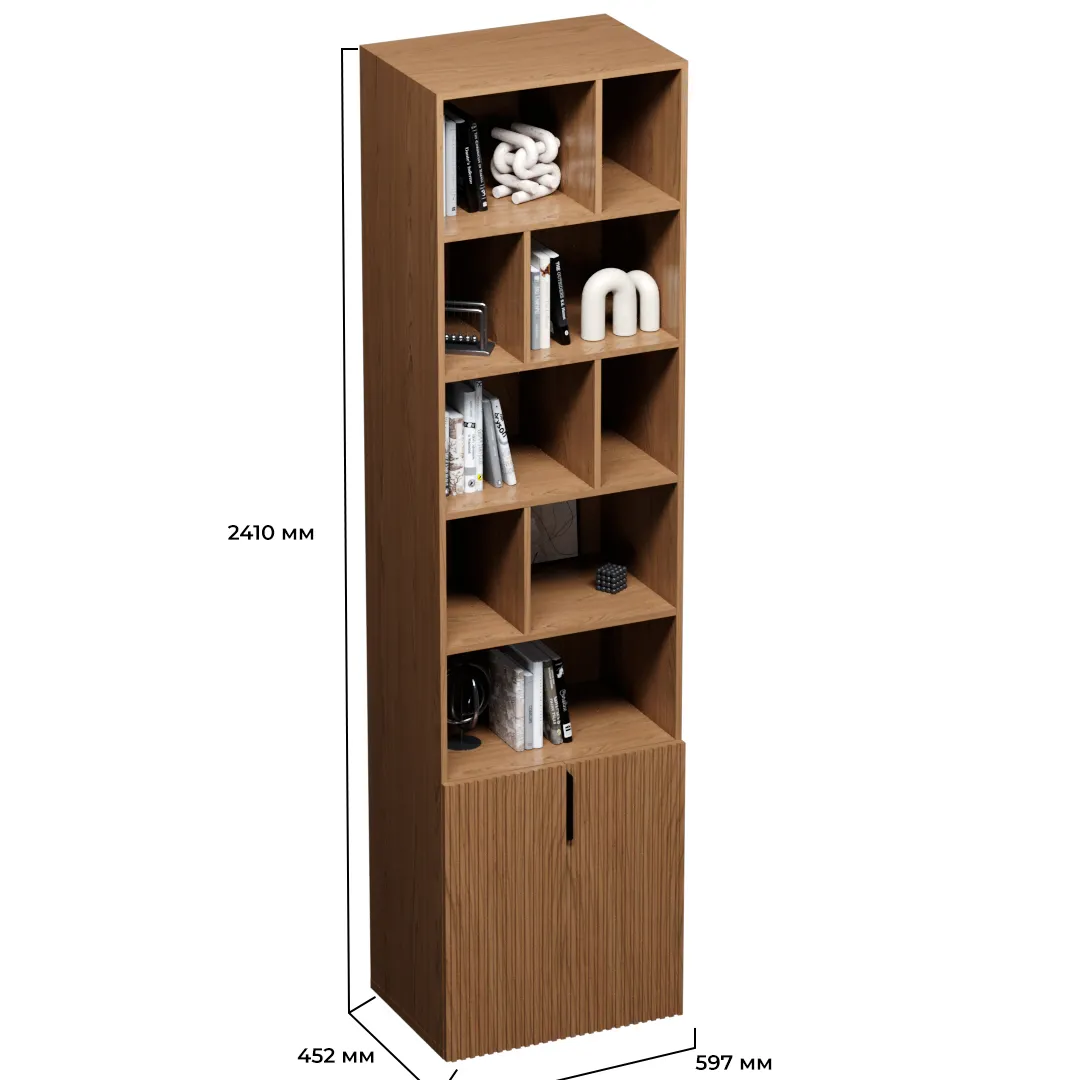 Стеллаж, фасады натуральный шпон L2228.44