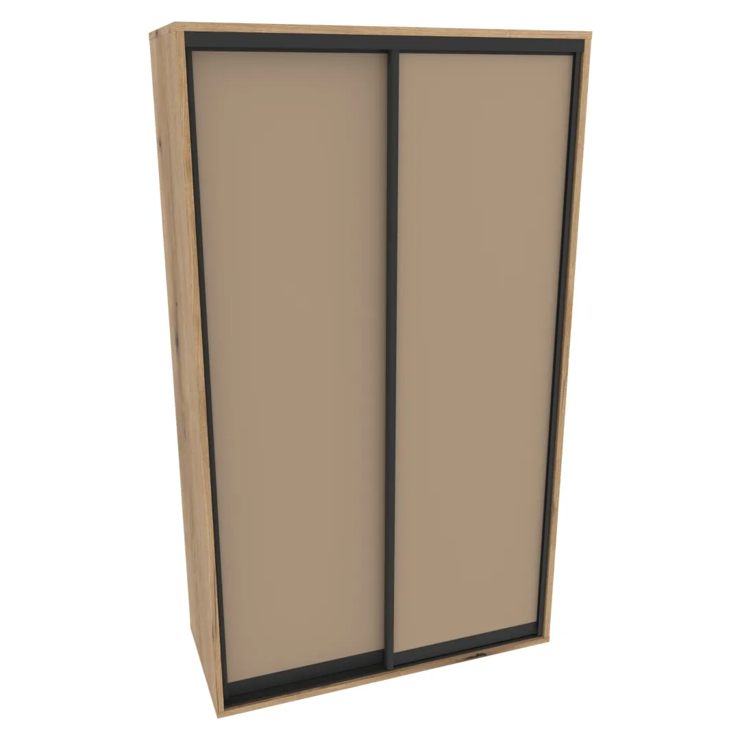 Шкаф-купе ХG140.60-2, профиль INTEGRO, фасад МДФ