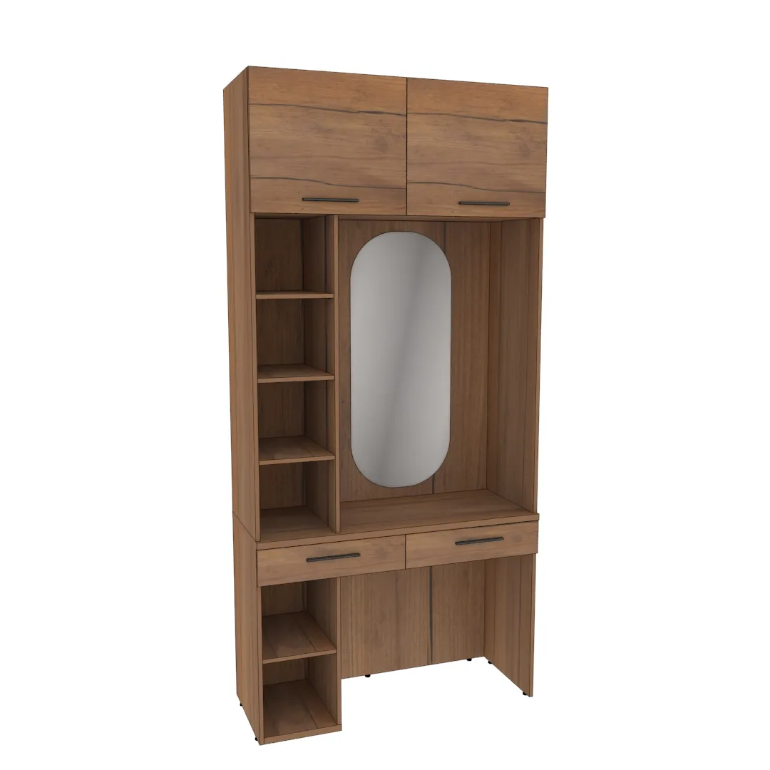 Столик туалетный с антресолью и стеллажом L414.44
