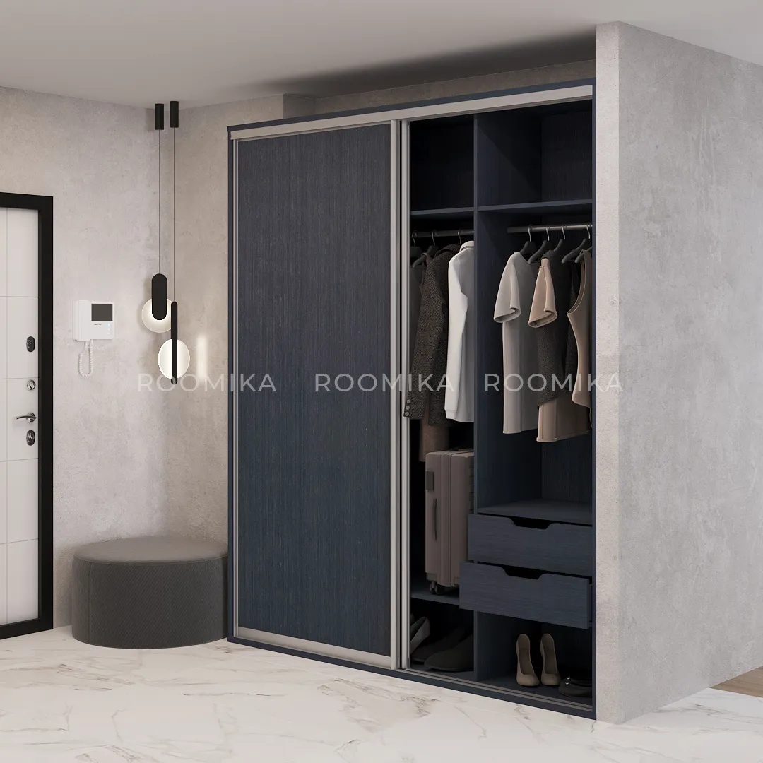 Шкаф-купе U200 тип 1 МДФ/зеркало