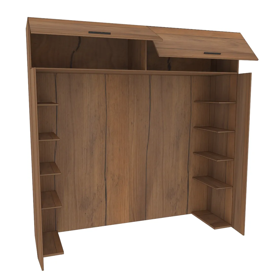 Ниша для кровати с секциями L407.60