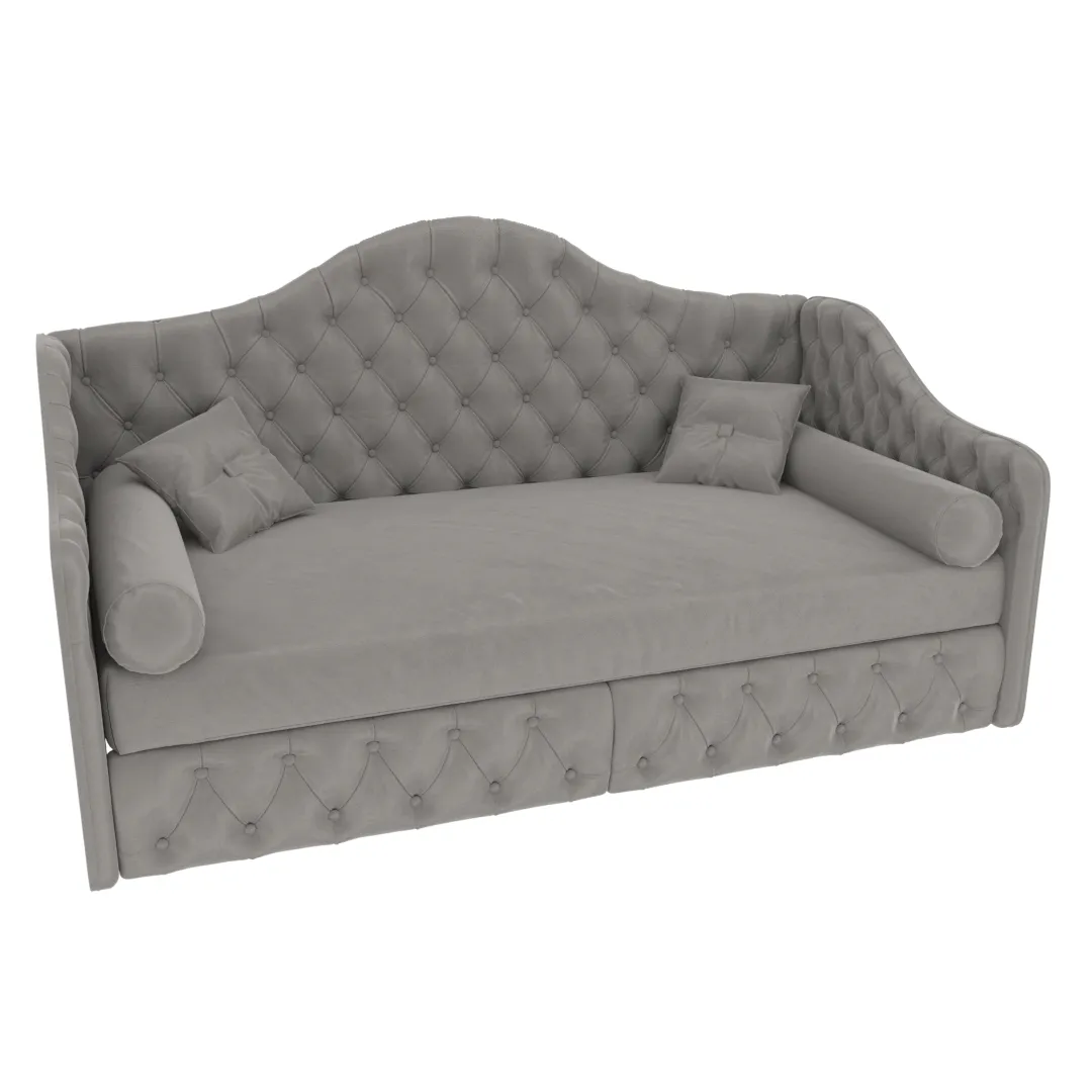 Кровать односпальная мягкая МОНИКА, 90x190