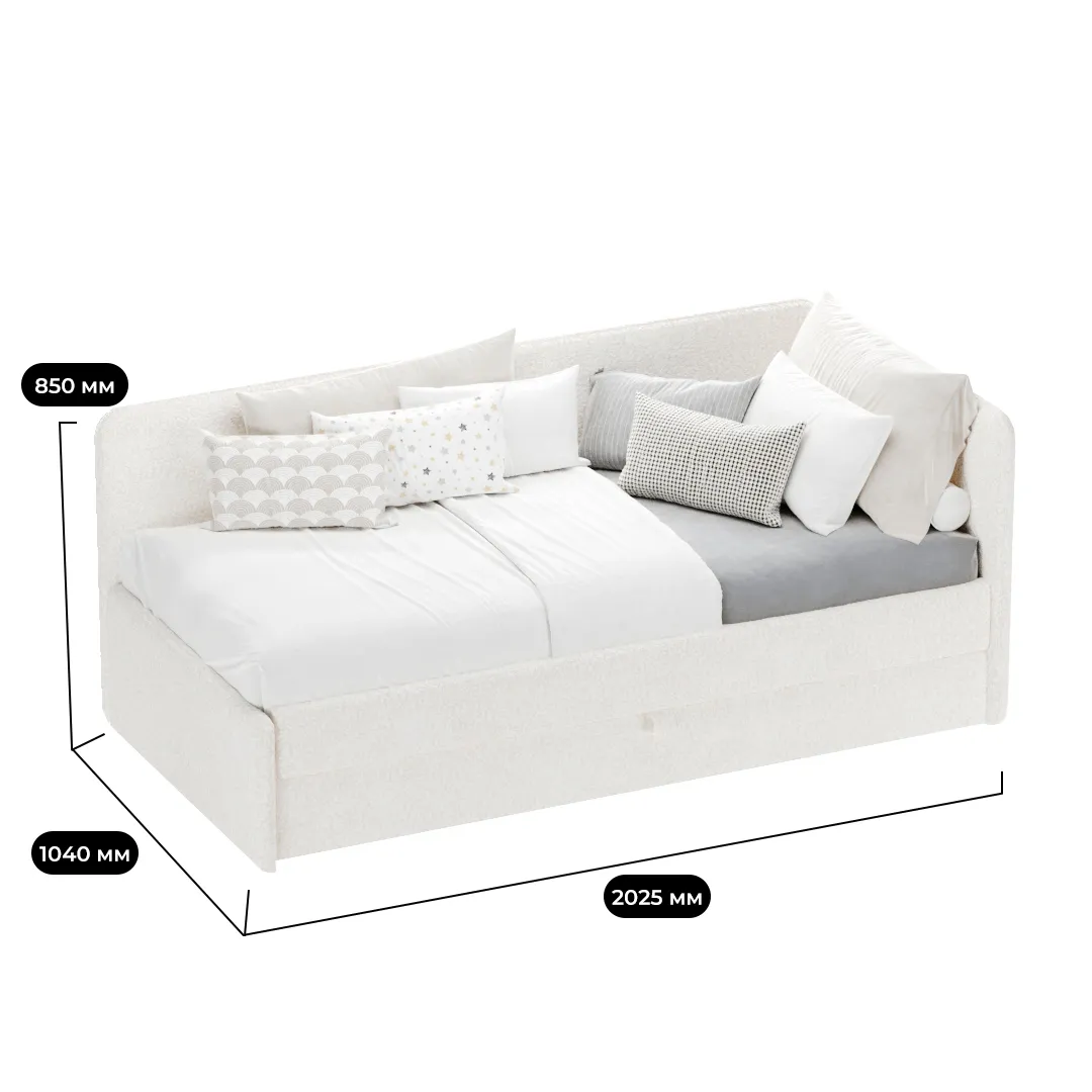 Кровать со вторым выдвижным спальным местом  РУБИ М2