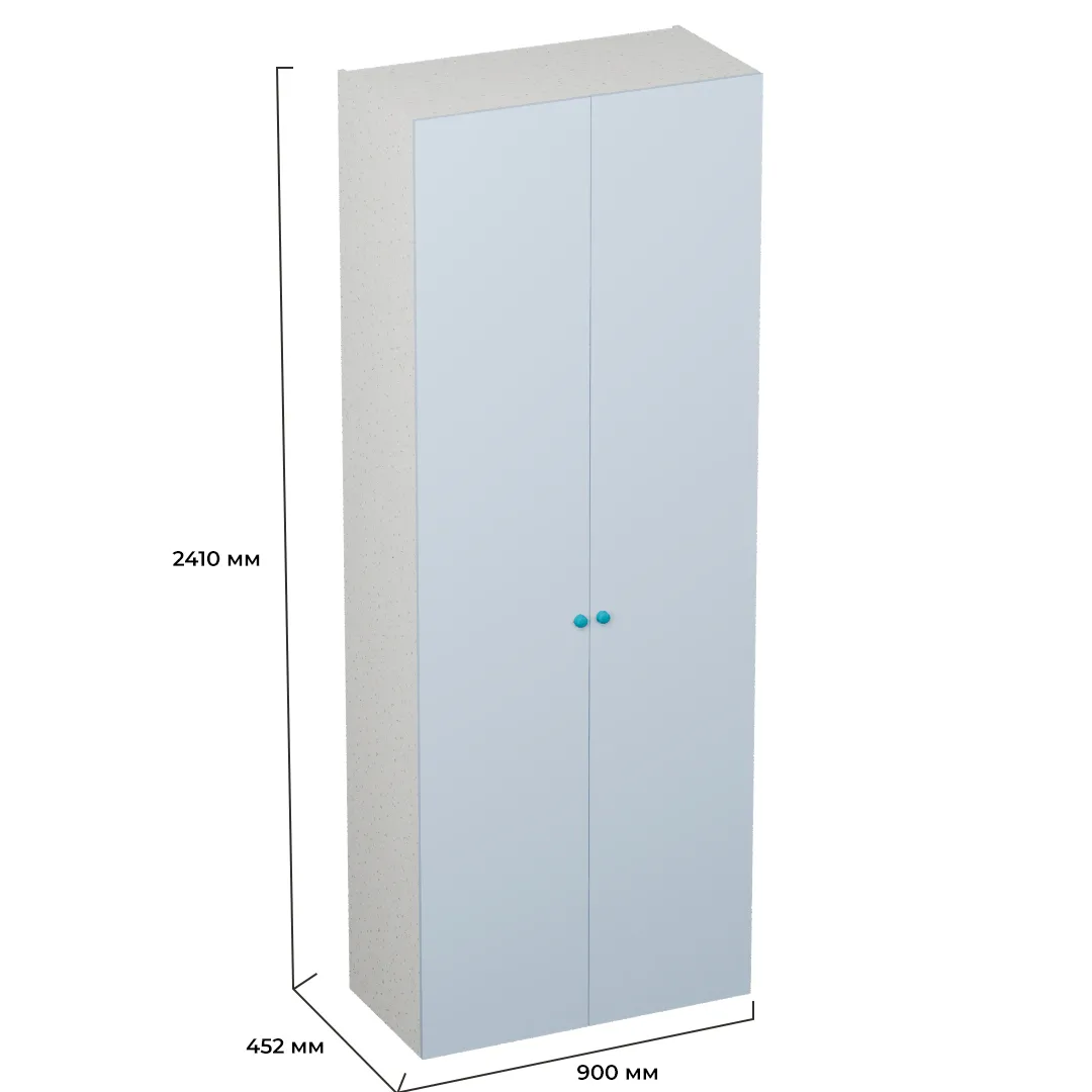 Шкаф двухдверный узкий L210.44-4