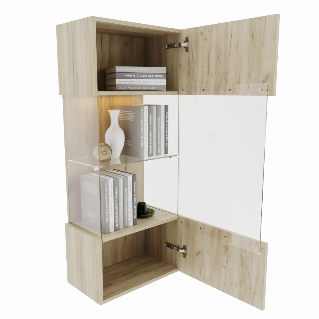 Шкаф навесной с подсветкой L350