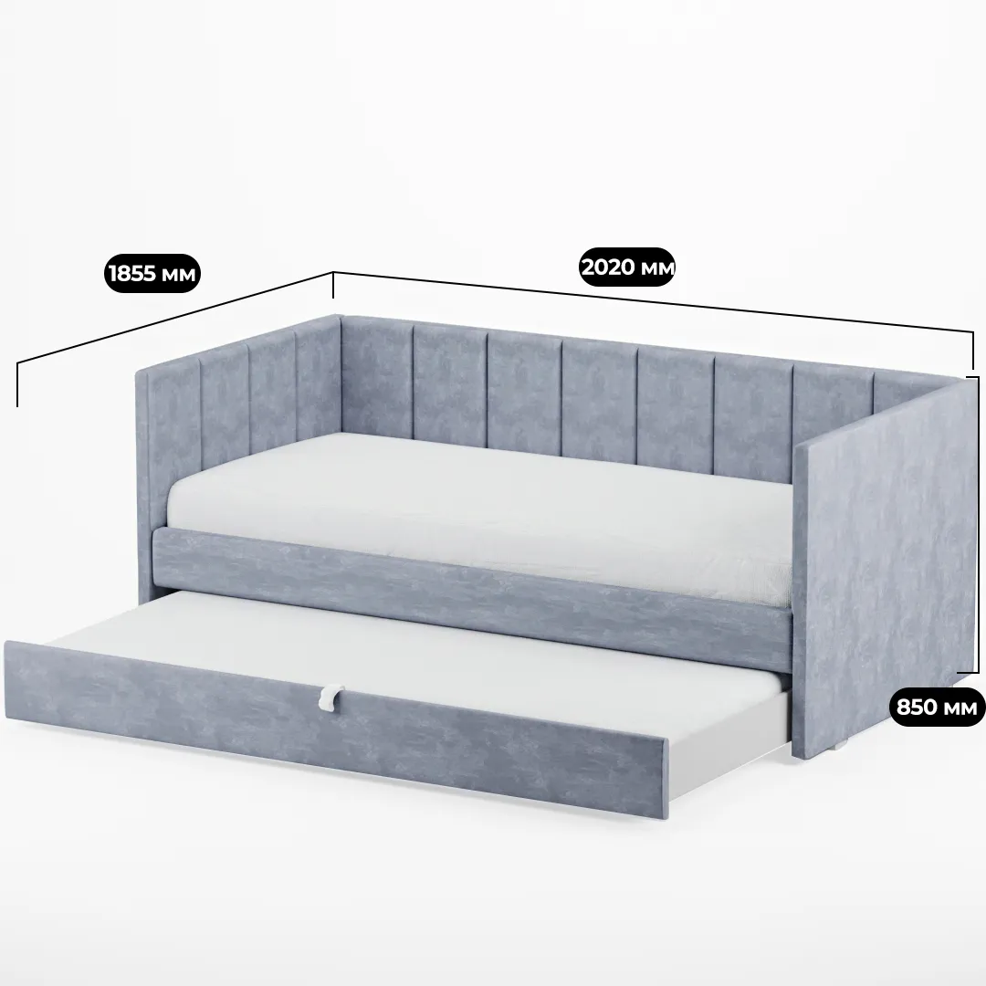 Кровать со вторым выдвижным спальным местом ЛАЙН 2
