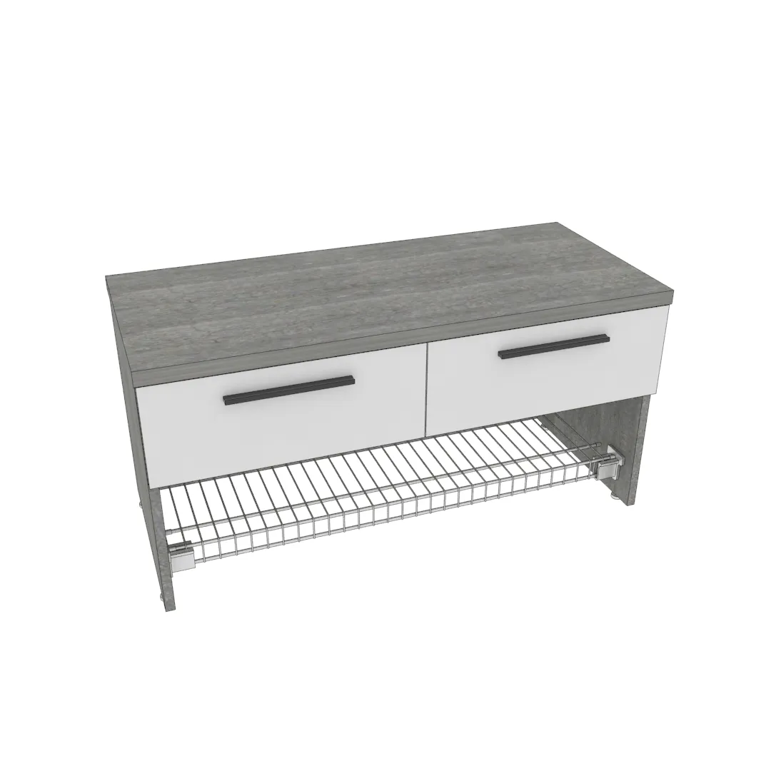 Тумба с 2 ящиками и полкой для обуви LG-462 Тумба с 2 ящиками и полкой для обуви LG-462