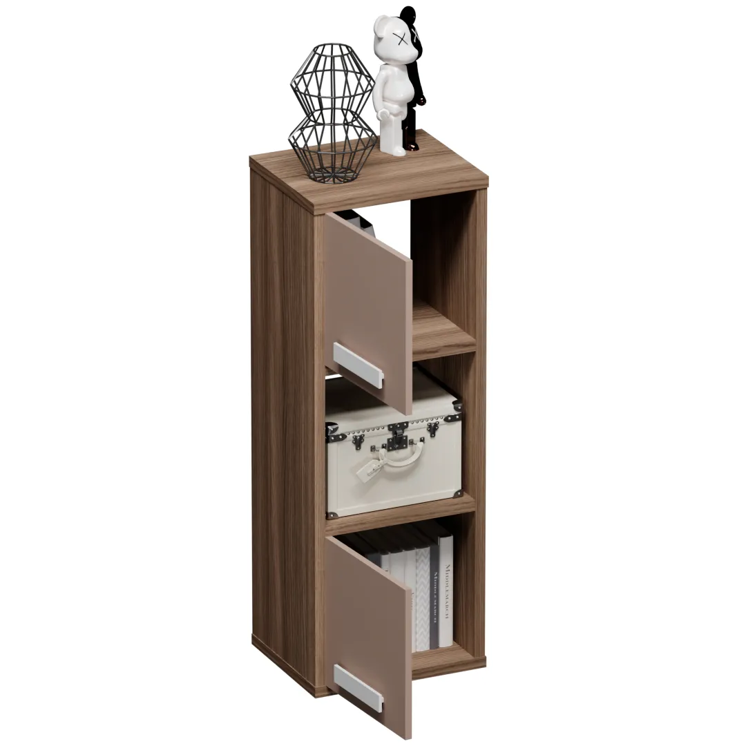 Cтеллаж сквозной книжный на 3 ниши E803