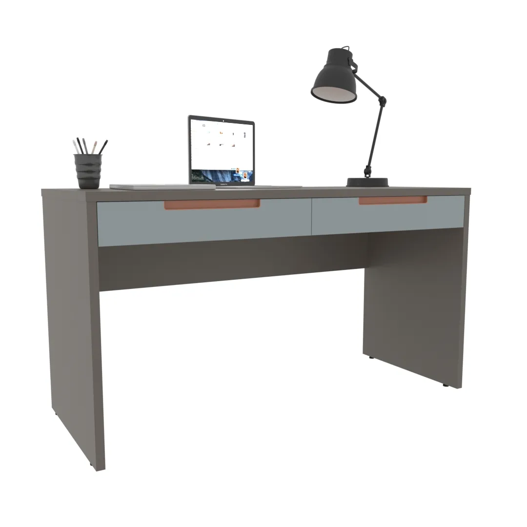 Cтол письменный прямой, фасады в эмали LE718 Cтол письменный прямой, фасады в эмали LE718