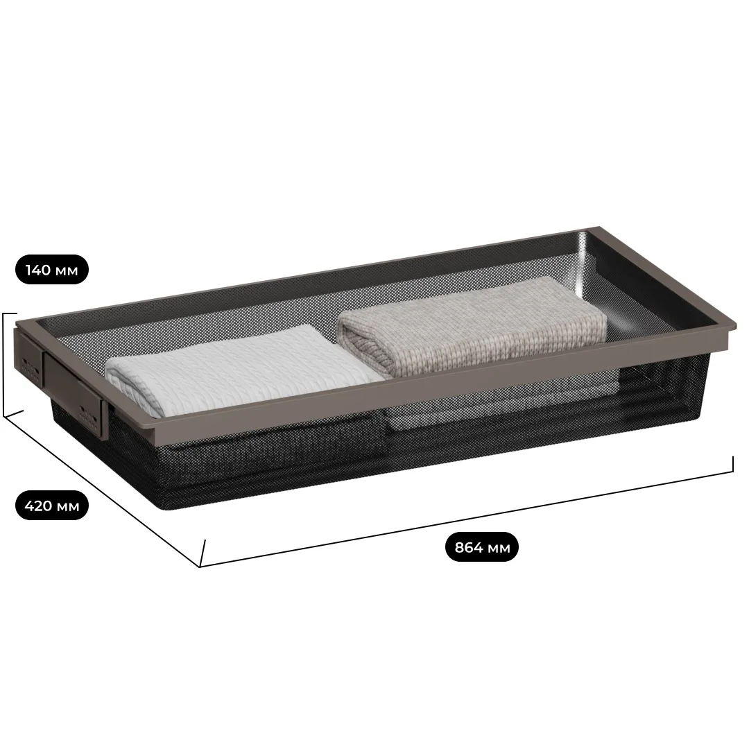 ALFA Выдвижная корзина в базу 900 мм, FRM5802.864.01