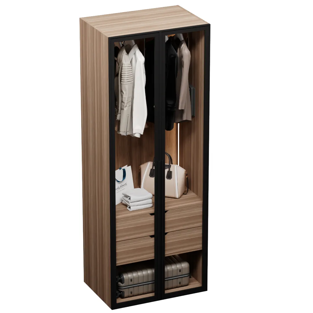 Шкаф для спальни с двумя ящиками с подсветкой R210.60-6 Шкаф для спальни с двумя ящиками с подсветкой R210.60-6