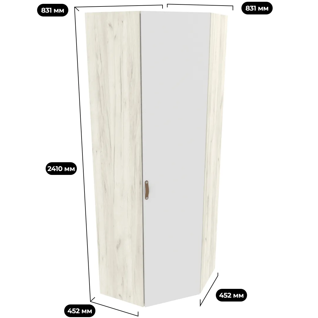 Шкаф угловой равносторонний L218.1