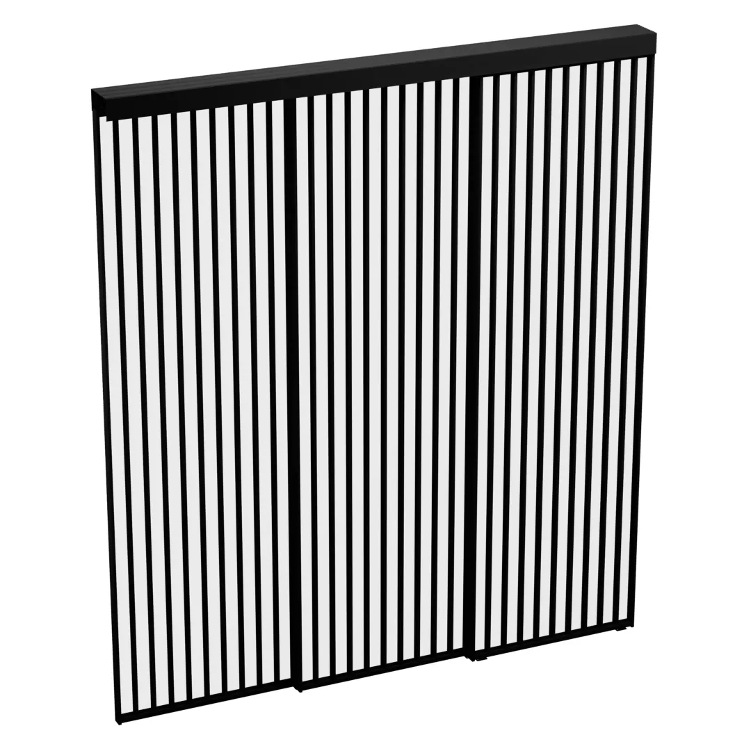 Раздвижная стеклянная перегородка для кухни GRACE 22