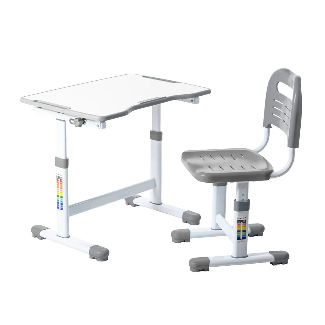 Комплект парта + стул трансформеры Sole II Grey FUNDESK