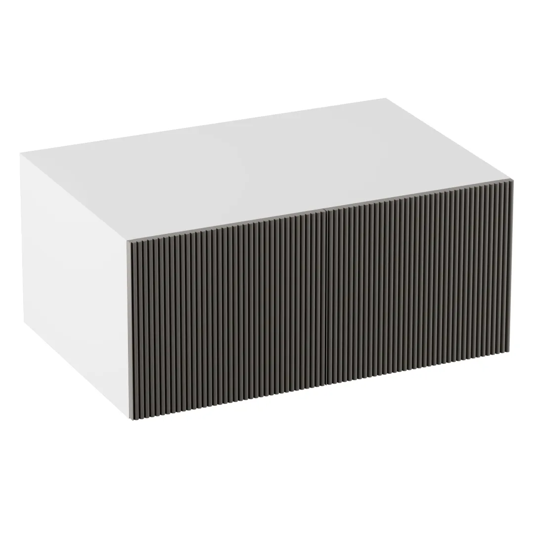 Антресоль на шкафы, фрезерованные фасады в эмали LE461.61