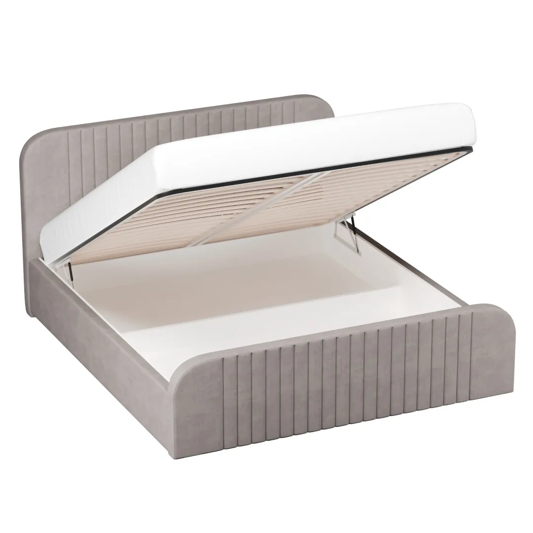 Кровать двуспальная мягкая МАЛЬТА с подъемным механизмом, 180x200