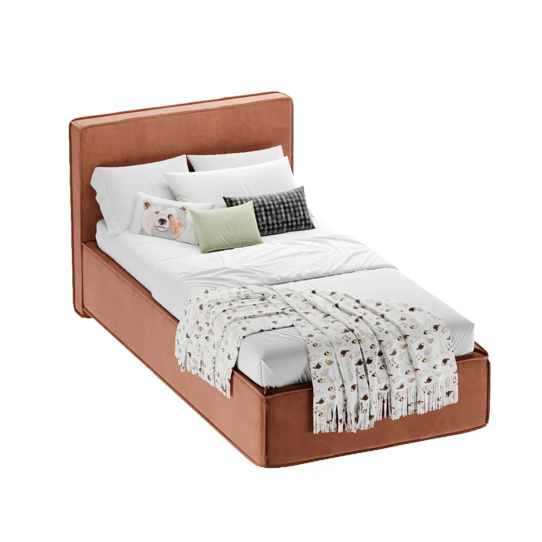 Кровать односпальная мягкая ОСТИН OS90  с подъемным механизмом, 90x200