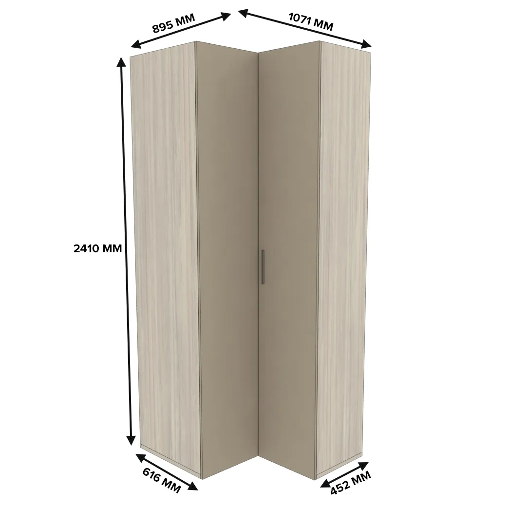 Шкаф угловой L207 L/R