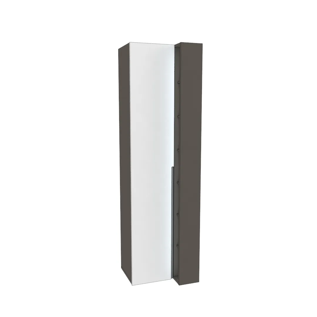 Шкаф переходный с подсветкой, фасады в эмали LE232 L/R
