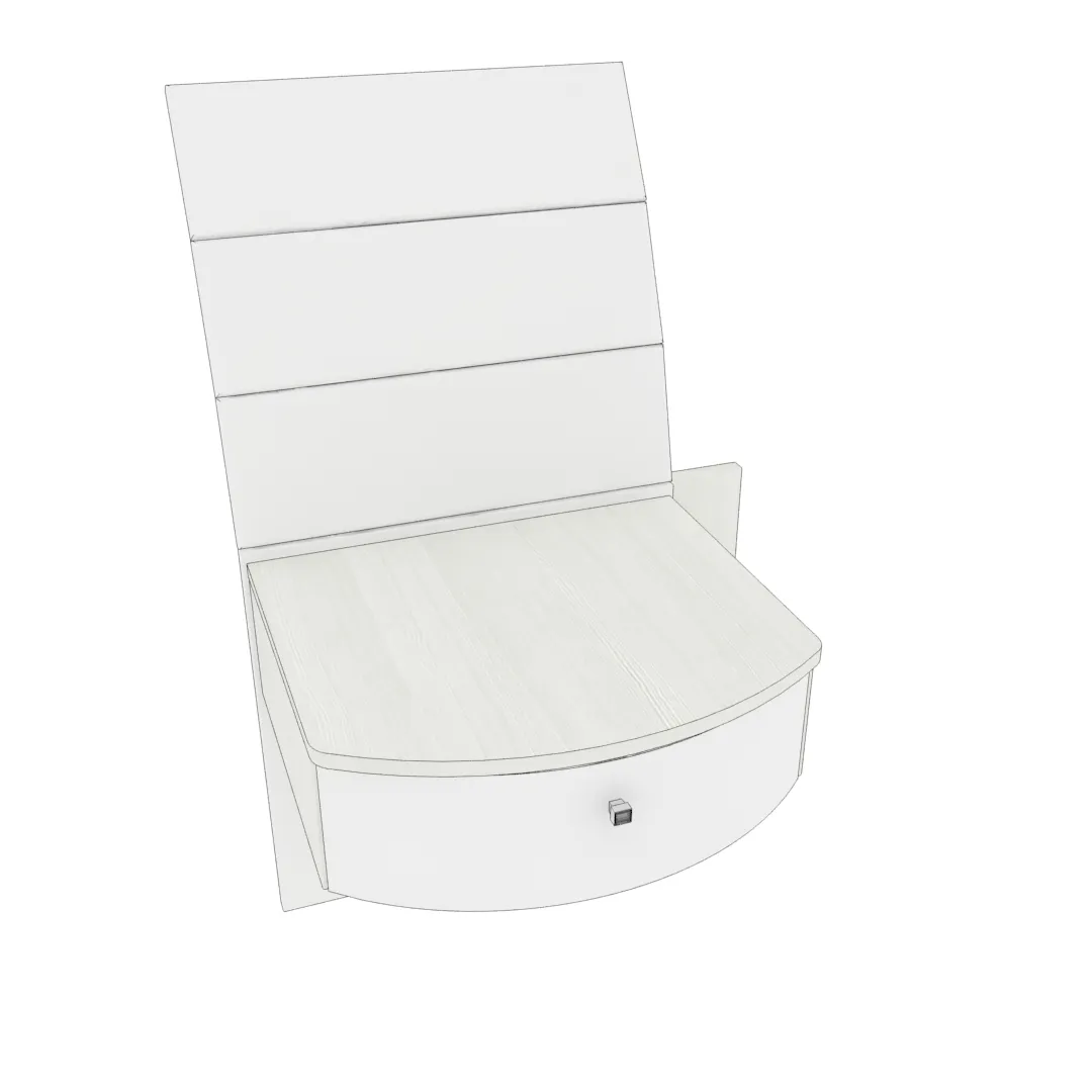 Тумба прикроватная P702 к кровати P140-180 Тумба прикроватная P702 к кровати P140-180