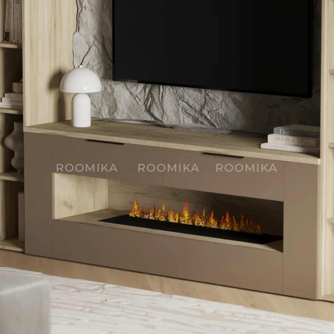 Тумба ТВ напольная с электрокамином LG551.450L/R