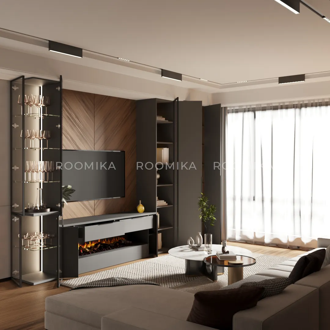 Шкаф напольный с подсветкой LF271.45