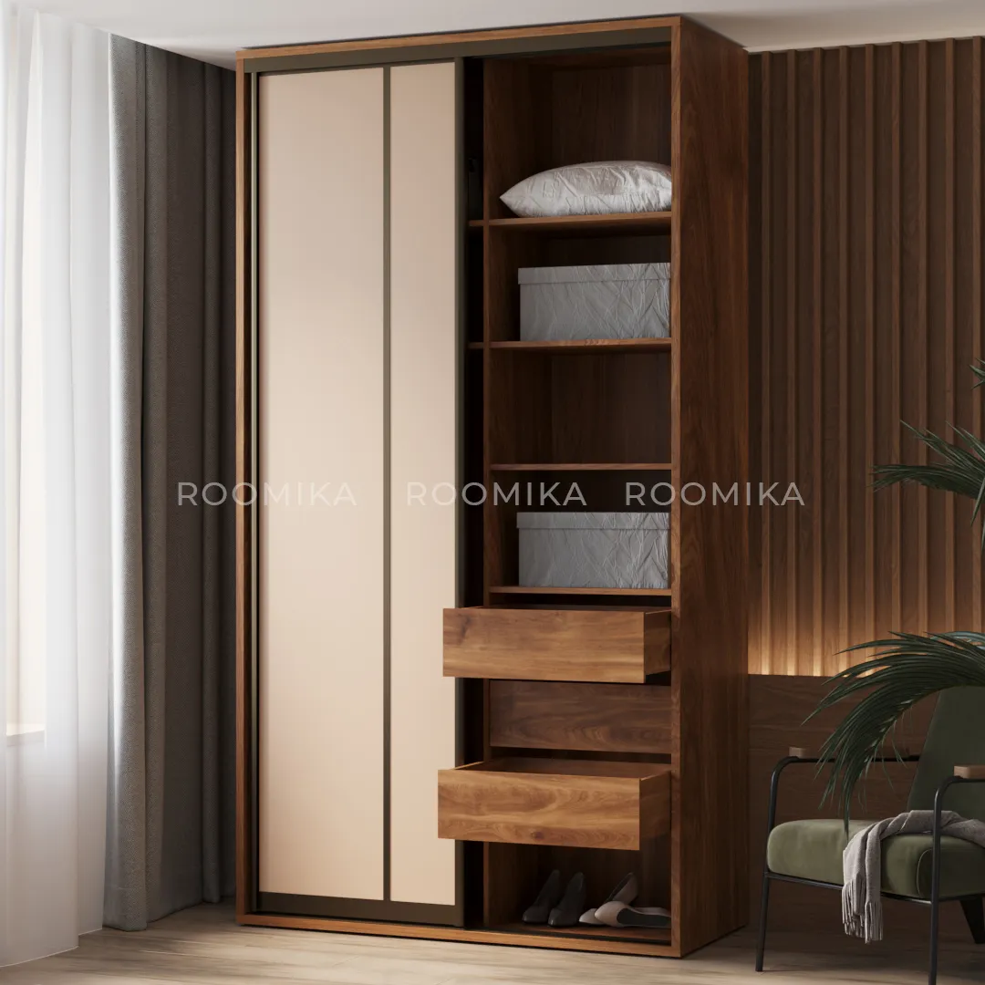 Шкаф-купе ХG146.60-3, профиль INTEGRO, фасад МДФ