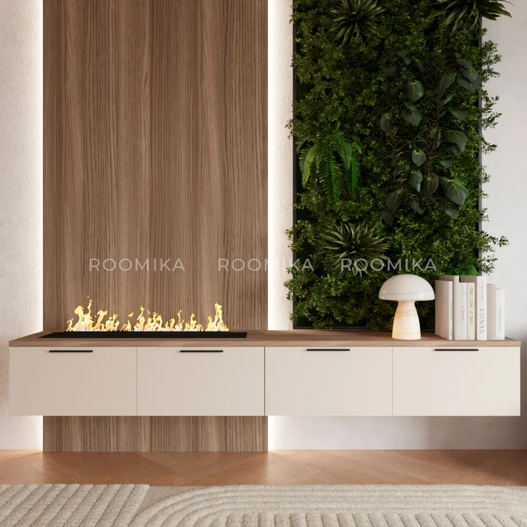 Lazio гостиная с электрокамином 25